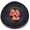 Cuentas de concha natural con degradado arcoíris para creación de joyas DIY - Estilo Degradado Rosa Amarillo Azul Naranja (1006-B220916005)