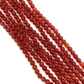 Polished red agate round beads for DIY jewelry making in various sizes from 6mm to 10mm - No.1 Red Agate / 6mm
