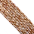 Drakenader agaat kralen met metaalachtige koperen afwerking voor sieraden DIY - Koper Oranje (Stijl 5)