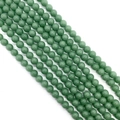 Strands of 6-10mm green natural stone round beads for DIY jewelry making and necklaces - 6mm / No.1 (Dark Green)