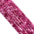 Polierte rosa Erdbeerquarz-Perlen für DIY-Schmuckherstellung und Halsketten-Handwerk - Rosa-Lila-Stil (8)