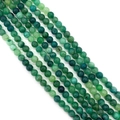 Green dragon vein agate stone beads for DIY jewelry making in various shades of emerald - No. 6 Green
