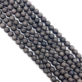 Matte dark grey agate druzy beads for DIY jewelry making in 6mm-10mm size - Dark Gray (8)