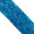 Blaue würfelförmige Drachenader Achatperlen 8x8mm quadratisch für DIY-Schmuckherstellung - 8x8mm / Nr.5 Himmelblau