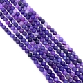 Matte paarse drakenader agaat kralen voor DIY sieraden maken in 6 mm tot 10 mm maat - Maat 6