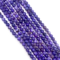 Gepolijste paarse drakenader agaat kralen voor sieraden met natuurlijke textuur - Paars (Nr. 6)