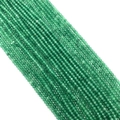 Faceted green aventurine gemstone beads 2-4mm for DIY jewelry making and necklace - Green Agate