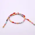 Tira de cuentas de concha teñidas de colores forma marquesa para bisutería y DIY - 5x8-6x9mm / Colores Mezclados (N°12)