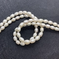 Grade AA natural white freshwater rice pearls for DIY jewelry making necklaces - 4-5mm Specification / White