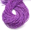 2mm natural freshwater shell beads in lavender purple for DIY jewelry making and crafts - 2mm / Lavender Purple