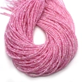 2mm natural seashell dyed pink round beads for DIY necklace and bracelet jewelry making - 2mm / Light Pink