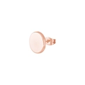 Boucles d'oreilles clous rondes géométriques minimalistes en finition or rose - 3mm / Disque Rond Or Rose