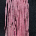 Pink natural stone 2x4mm tube beads for DIY jewelry making necklaces and bracelets - 2x4mm / Rose Quartz
