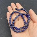 Deep blue emperor stone beads 5x7mm irregular imperial jasper for jewelry making - 5X7mm / Navy Blue Texture Style (No. 7)