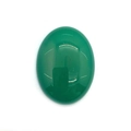 Polished oval green agate cabochon loose stone for DIY jewelry making rings - Oval Design / Green Jade