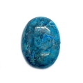 Cabochon ovale 30x40mm in crisocolla blu turchese per creazione gioielli fai da te - Design Ovale / Crisocolla Blu Verde (N.6)