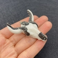 White bull skull pendant with rhinestones on horns for jewelry making DIY - No.4 (White)