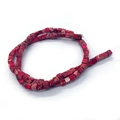 Cuentas de cubo de jaspe rojo natural de 4mm para accesorios de collares de joyería DIY - Estilo 6 (Jaspe Rojo)