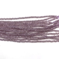 Makro-Detail von 2-3mm facettierten Lavendel-Katzenaugen-Perlen für DIY-Schmuck - 2mm / Lavendel