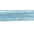 Facettierte hellblaue Katzenaugen-Steinperlen 2-3mm für DIY Schmuckherstellung - 2mm / Hellblau