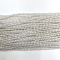 Facettierte weiße Katzenaugenperlen 2-3mm für DIY Schmuckherstellung Schnüre - 2mm / Weiß