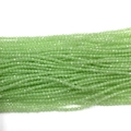 Facettierte hellgrüne Katzenaugen-Steinperlen 2-3mm für DIY Schmuckherstellung - 2mm / Blassgrün (Nr.22)