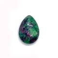 Cabochon en rubis zoïsite en forme de poire pour la création de bijoux et artisanat - 18x25 / Ruby Zoisite