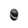 Λουστρέ 20x30mm οβάλ ριγέ αχάτης cabochon με μοναδικά σχέδια ματιών για κοσμήματα DIY - 20x30mm (50 Τεμάχια/Συσκευασία) / Μοτίβο Καφέ (Αρ. 6)