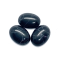 Ovale 6x8mm zwarte steen kralen met witte aders voor het maken van DIY ringen - 6X8mm / Synthetisch Zwart Turkoois
