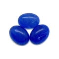 Set van 3 ovale cabochon blauwe agaatstenen 6x8mm voor DIY-sieraden en ringen - 6X8mm / Blauwe Chalcedoon