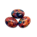 Drie veelkleurige Mojave-stijl ovale cabochon edelstenen voor DIY ring sieraden maken - 13x18mm / Veelkleurig (Nr.1)