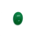Cabochon ovale en pierre d'oeil de tigre vert poli pour la fabrication de bijoux DIY - 18x25mm / Jade Vert