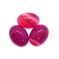 Gepolijste ovale rode agaat halfedelstenen cabochons voor het maken van sieraden en DIY - 6x8mm (50 Stuks/Verpakking) / No.6 Rose Red Agate