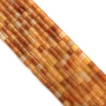 Zylindrische Natur-Achat-Perlen 4x4mm für die Herstellung von DIY-Schmuckzubehör - 4x4mm / Nr.2 Alter Topas