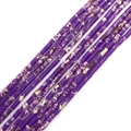 Polierte violette Kaiserstein-Zylinderperlen mit natürlicher Maserung für DIY-Schmuck - 2x4mm / Lila (Nr. 7)
