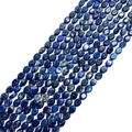 Blaue Kaiser-Jaspis-Ovalperlen 7x9mm mit Naturstein-Textur für DIY-Schmuckherstellung - 7X9mm / Seeblaues Muster (Nr.4)