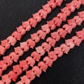 Pink synthetic coral elephant beads for DIY jewelry making with detailed carvings - Elephant Design / 15mm (50 Pieces/Pack)