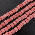 Pink synthetic coral bead in elephant shape for DIY jewelry making and crafting projects - Elephant Design / 11x16mm (50 Pieces/Pack)