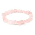 Natural raw rose quartz chip stone bracelet with minimalist irregular beads for men and women - Red Agate (FD8630)