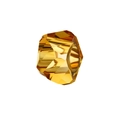 Goldfarbene facettierte Harzperle für DIY-Schmuck mit großem Loch für Armbänder - Faceted Gold (13)