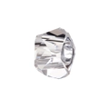 Facettierte transparente Kristall-Glastrennung mit großem Loch für DIY Schmuckherstellung - Faceted Clear (16)