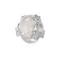 925er Silber Blumenchelme mit natürlichem Kristall für DIY Schmuckdesign Projekte - Silver Petal White Bead (25)
