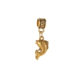 Vintage Goldner Koi-Fisch-Anhänger mit Mäander-Perle für DIY-Handschmuck - Glücksverheißender Koi-Fisch-Stil (12)