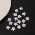 Iridescent mermaid pearl star resin charms for DIY phone case and nail art decorations - Small