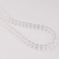 Gros plan de perles de verre rondes transparentes de 8mm pour bijoux DIY et artisanat - 15#