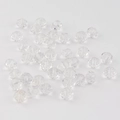8mm facettierte klare Kristallperlen für DIY handgemachten Schmuck Armbänder und Ketten - Weiß