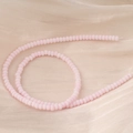 Rosa mattierte Glasperlen für DIY-Schmuckherstellung von Ketten und Armbändern - 4#