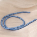 Perles de rocaille en verre bleu ciel mat pour la création de bijoux DIY - 5#