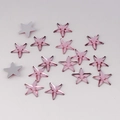 Détail macro de strass en acrylique rose de 10mm en forme d'étoile pour DIY et décoration d'ongles - 10mm / Rose Clair (8#)