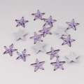 Détails de strass étoiles en acrylique violet clair 10mm avec dos plat poli - 10mm / Violet Clair (11#)